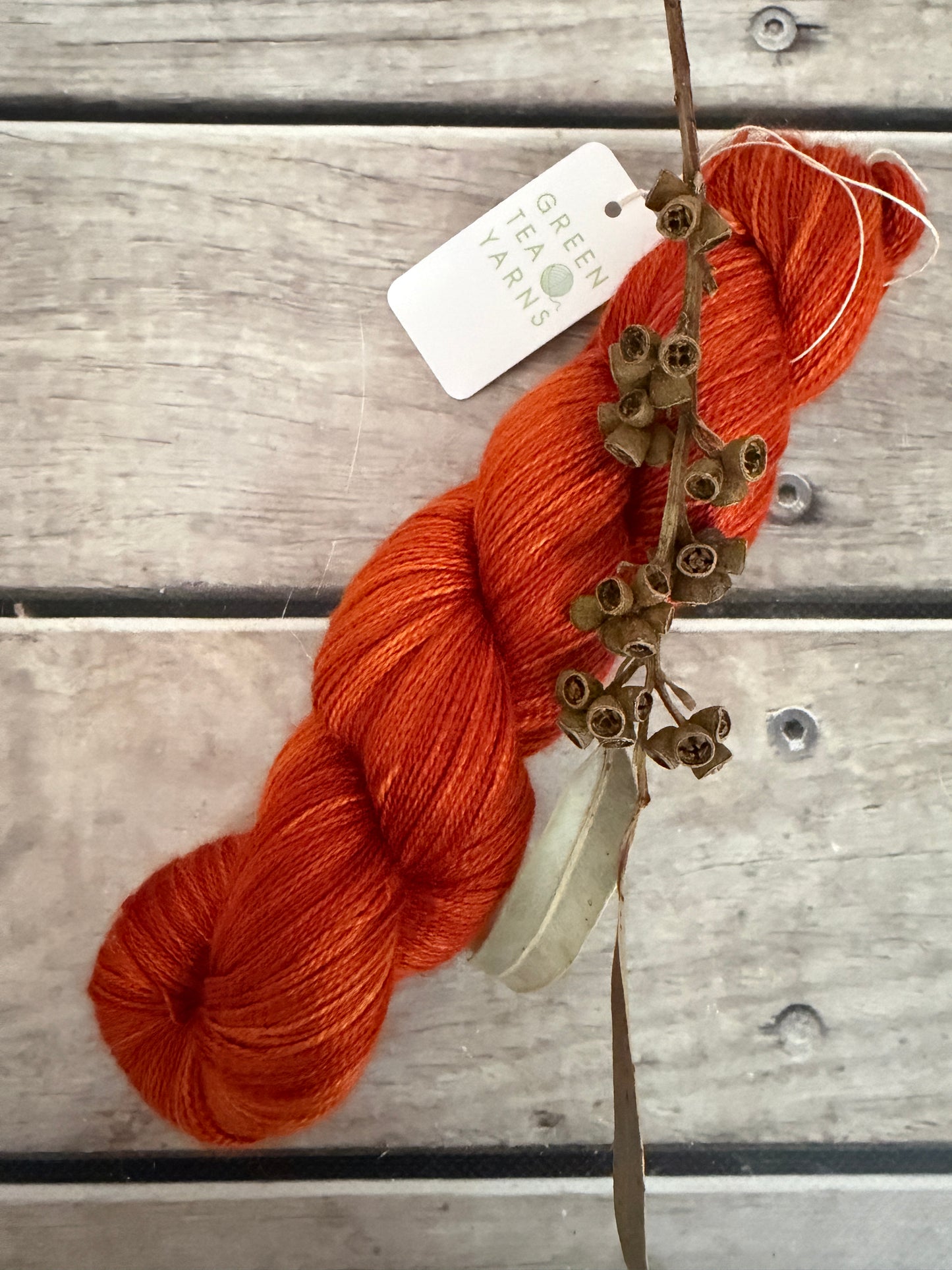 Tamarind Sunset - 2 Ply silk and alpaca - Echinacea