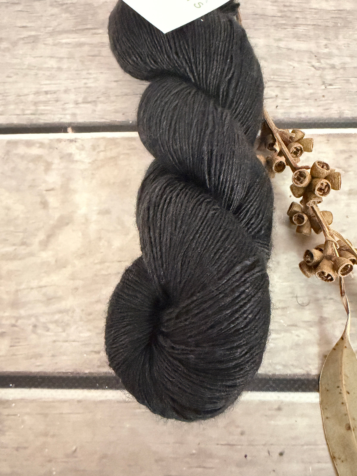 Roseate Emperor Moth #1 - Merino/ Silk 4 ply single - Osmanthus 4