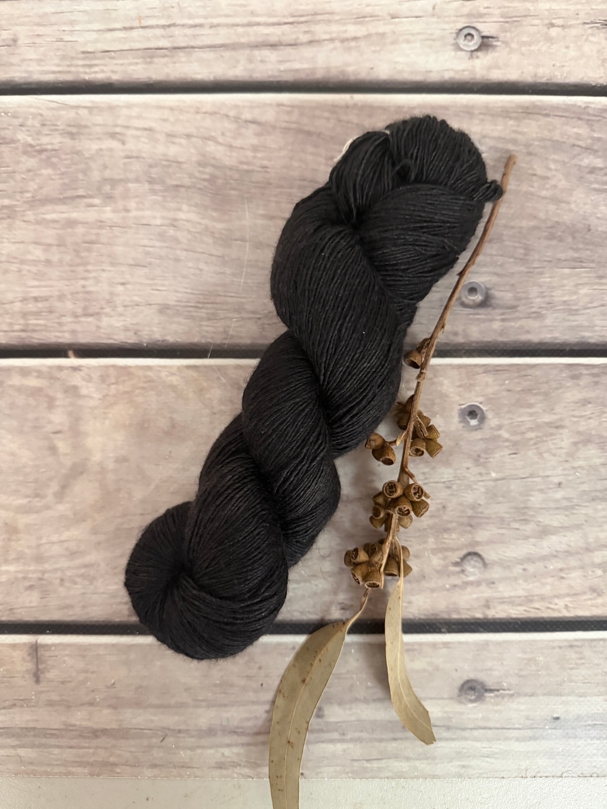 Roseate Emperor Moth #1 - Merino/ Silk 4 ply single - Osmanthus 4