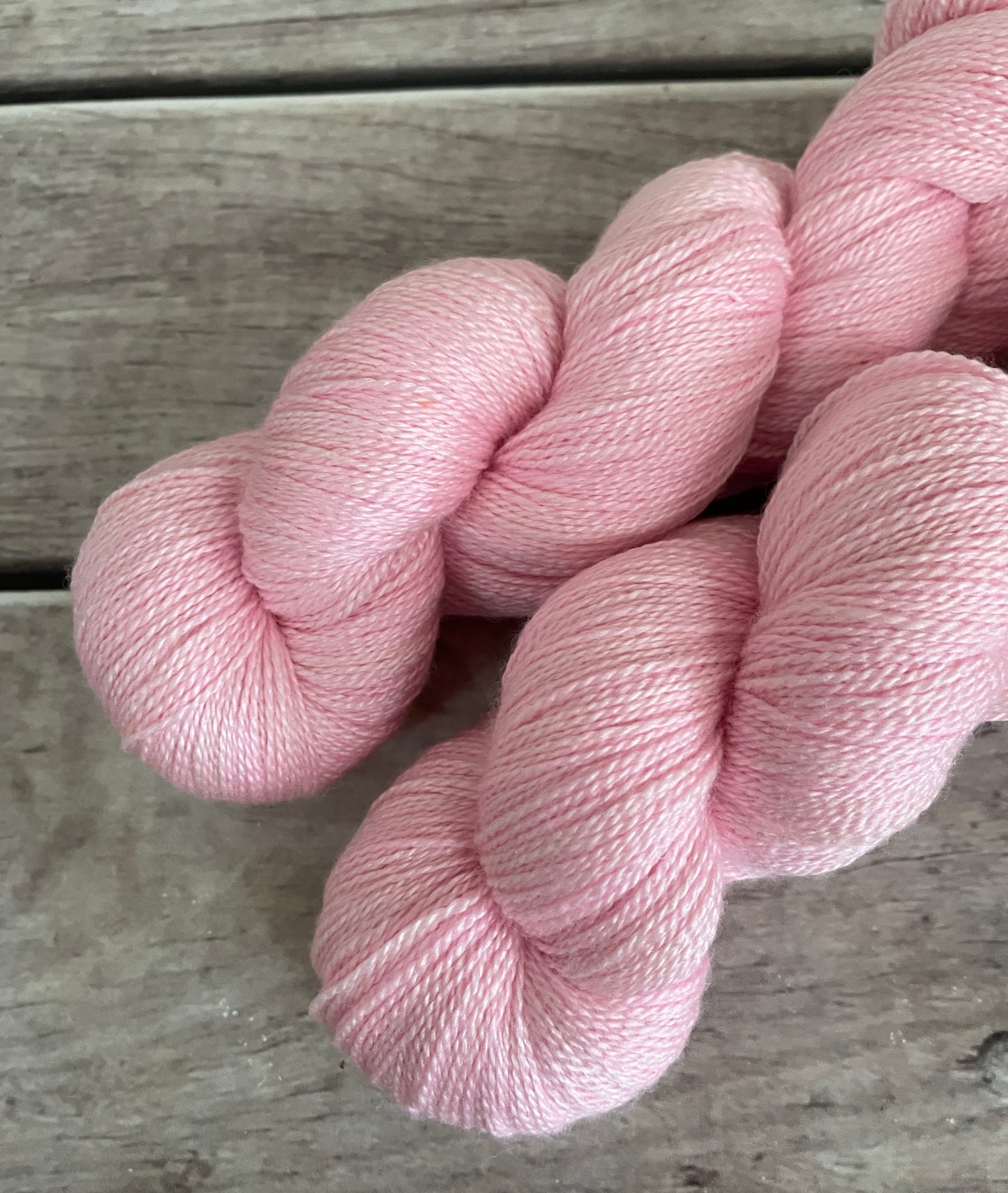 China Doll - 3 ply in Mulberry silk and BFL