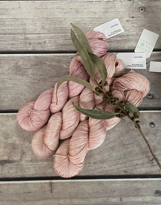She Sells Seashells - 4 ply in Mulberry silk - Ginseng