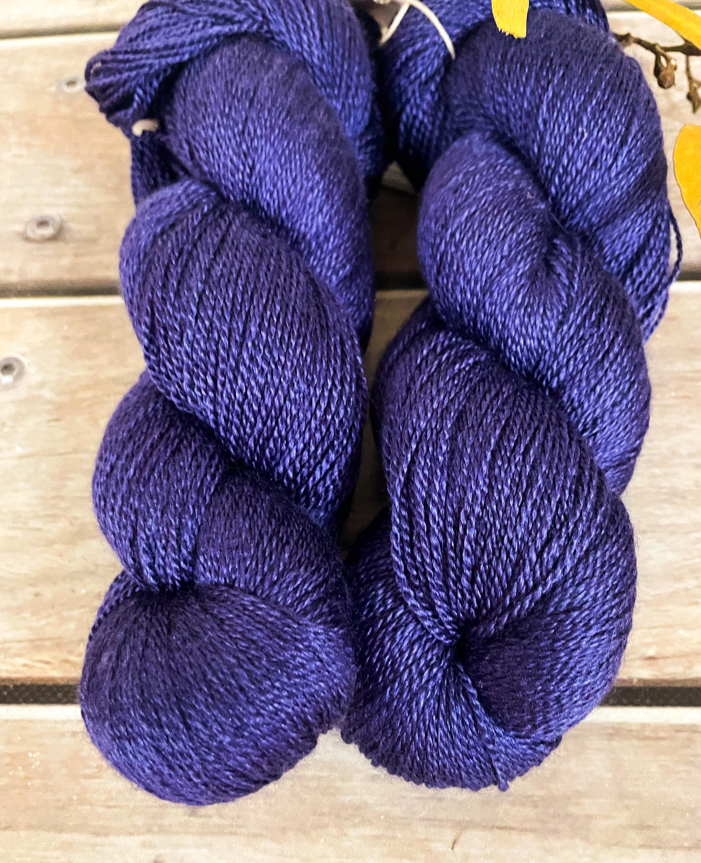 Purple Passion ooak - 3 ply in Mulberry silk and BFL - Luschan 3