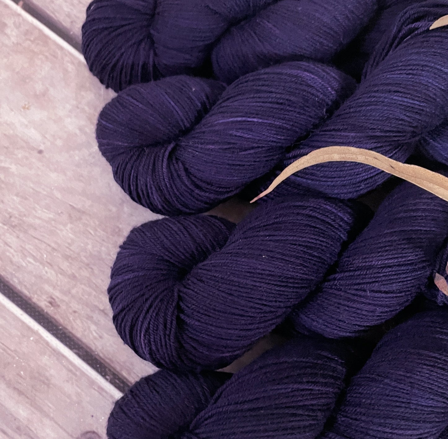 Percy's Purple - on 4 ply merino and nylon sock yarn - Darjeeling