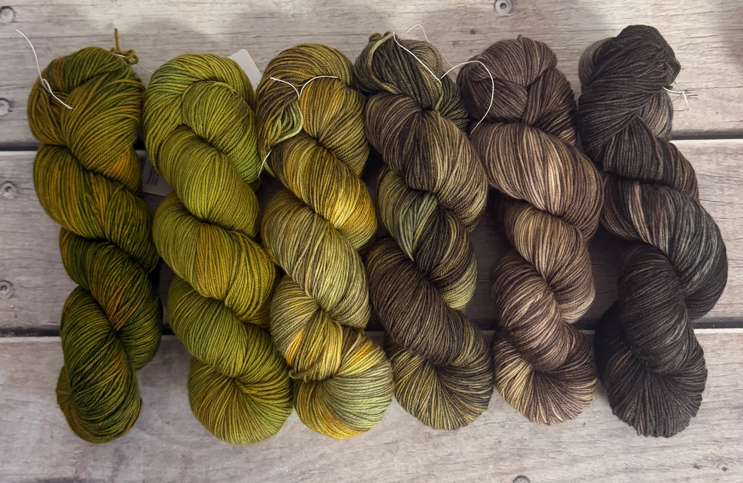Golden Green Gryphon - full skein kit