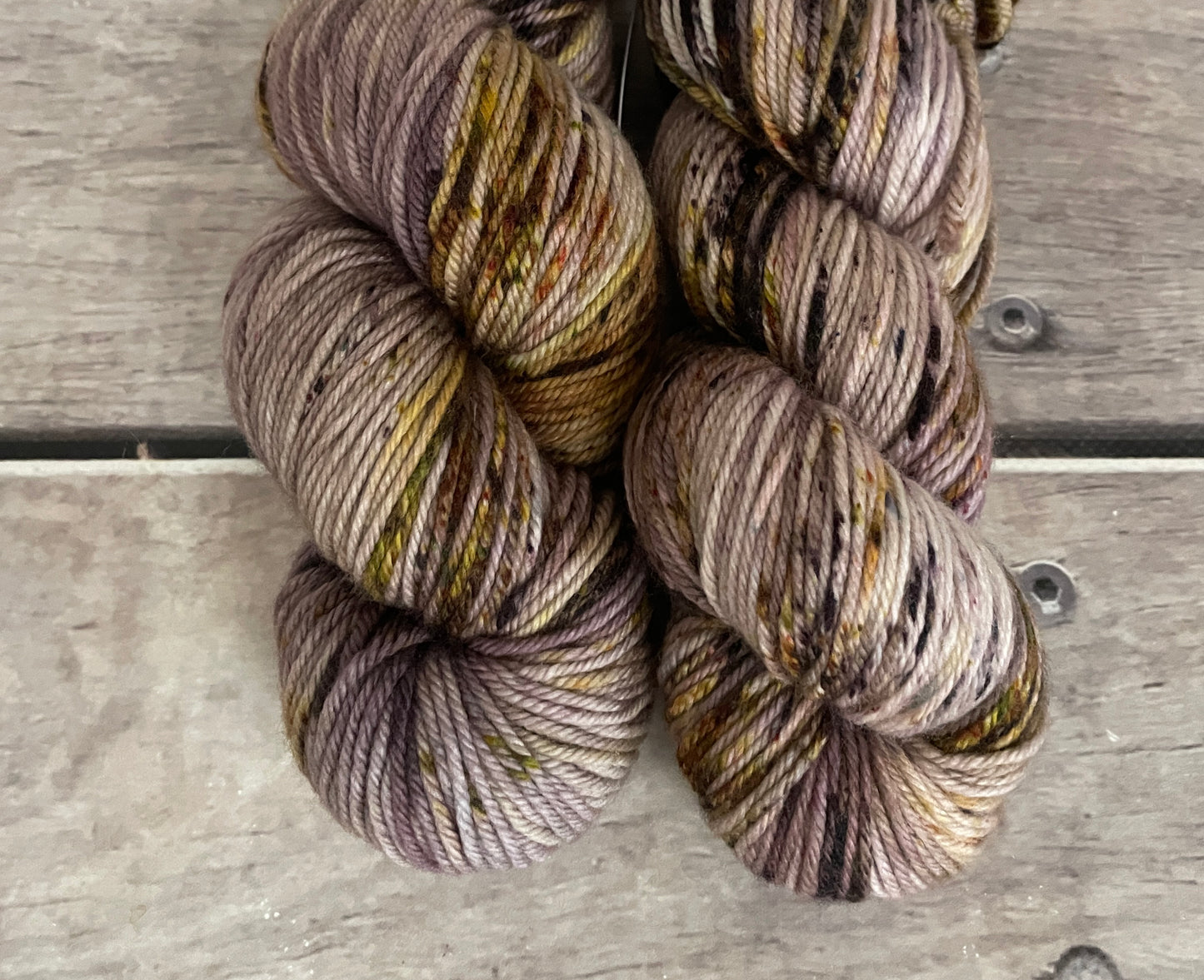 Granny's Cloak Moth #3 - Darjeeling DK sock yarn - 8 ply