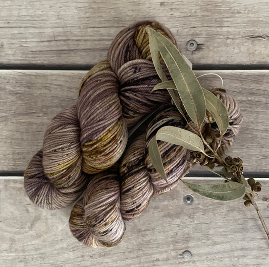 Granny's Cloak Moth #3 - Darjeeling DK sock yarn - 8 ply