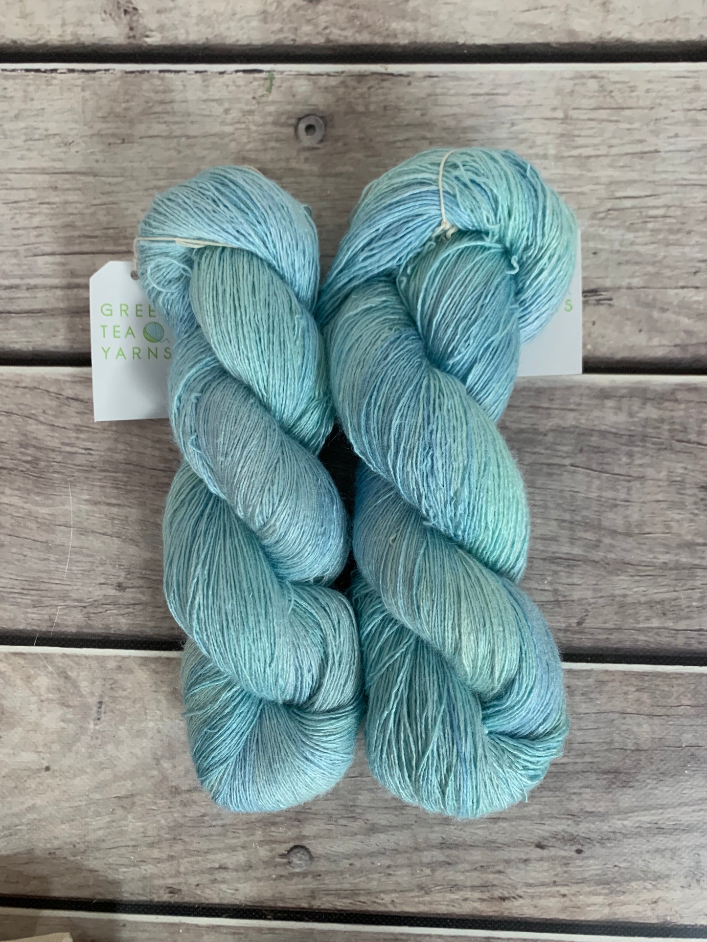 Turquoise Bay - 2 Ply lace Tussah silk - Ujicha