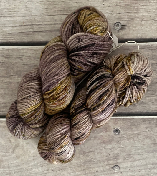 Granny's Cloak Moth #3 - Darjeeling DK sock yarn - 8 ply