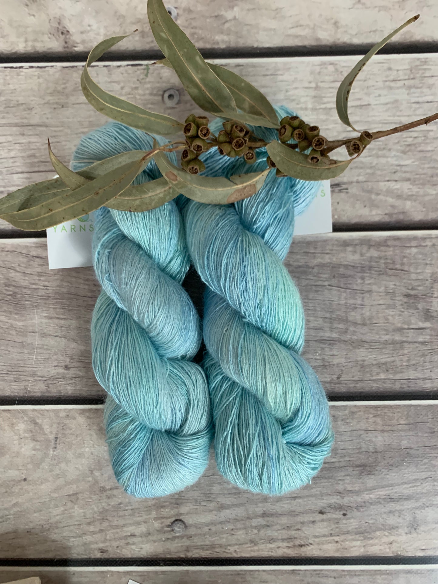 Turquoise Bay - 2 Ply lace Tussah silk - Ujicha