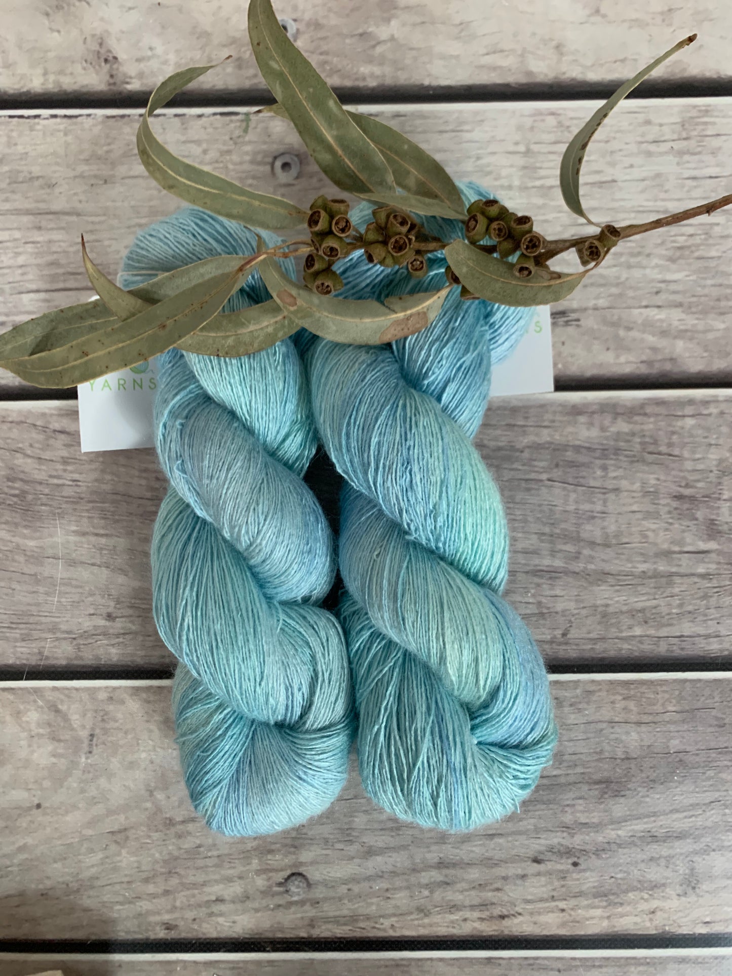 Turquoise Bay - 2 Ply lace Tussah silk - Ujicha