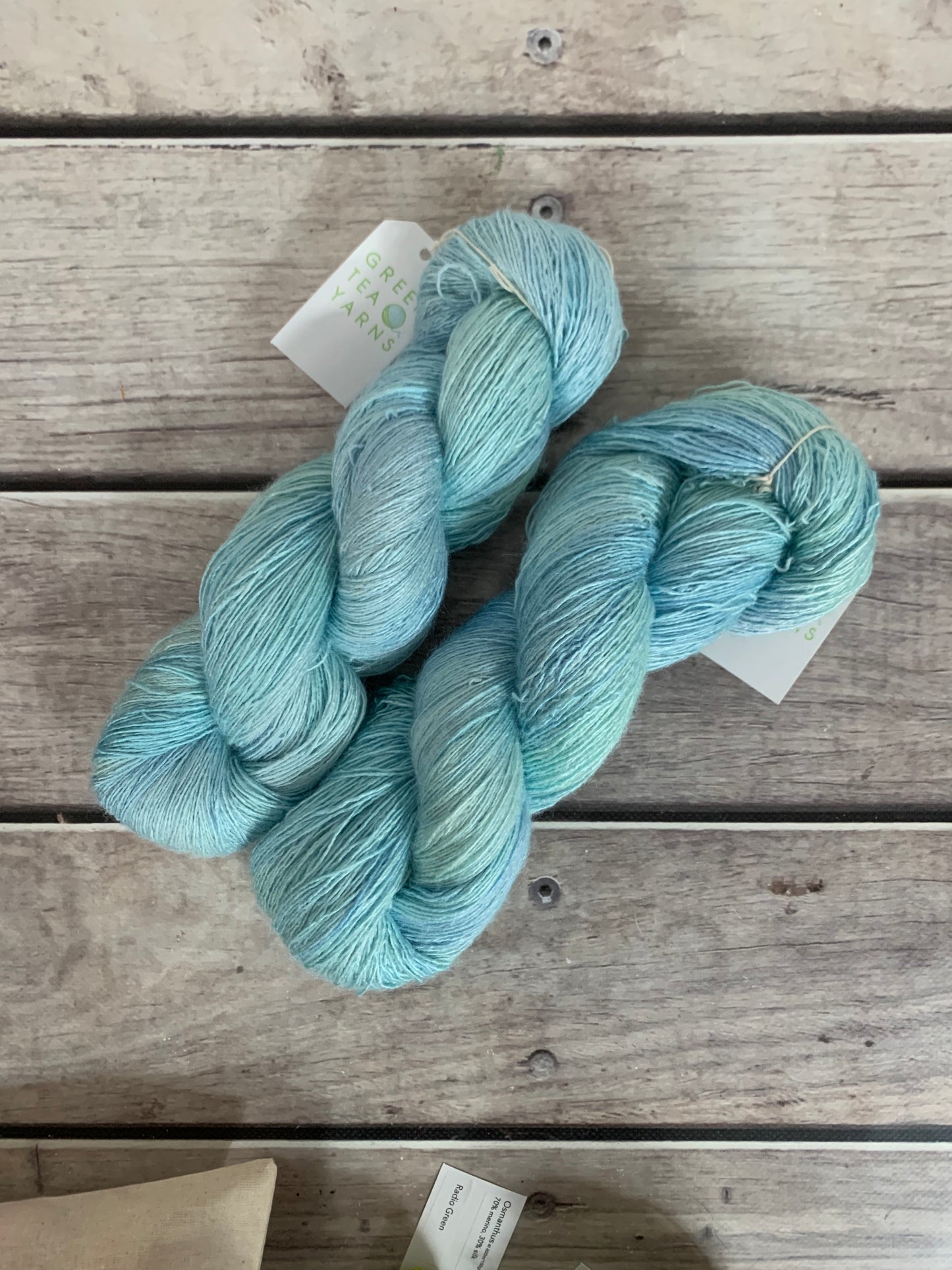 Turquoise Bay - 2 Ply lace Tussah silk - Ujicha