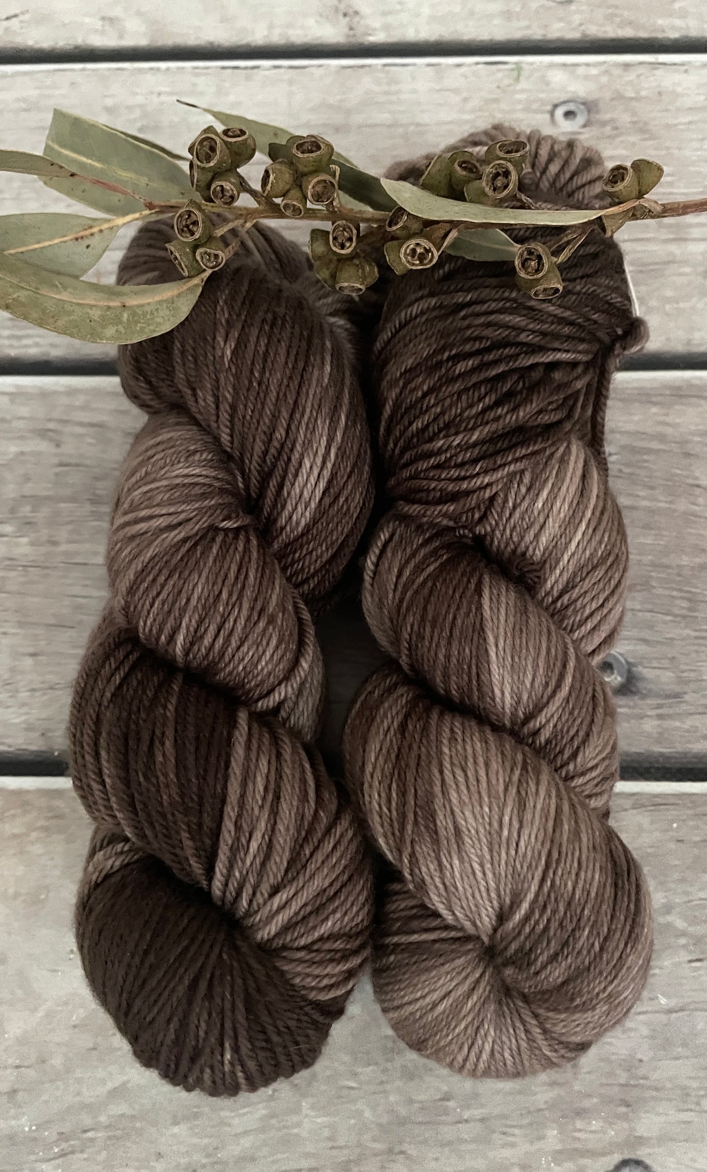 Granny's Cloak Moth #2 - Darjeeling DK sock yarn - 8 ply