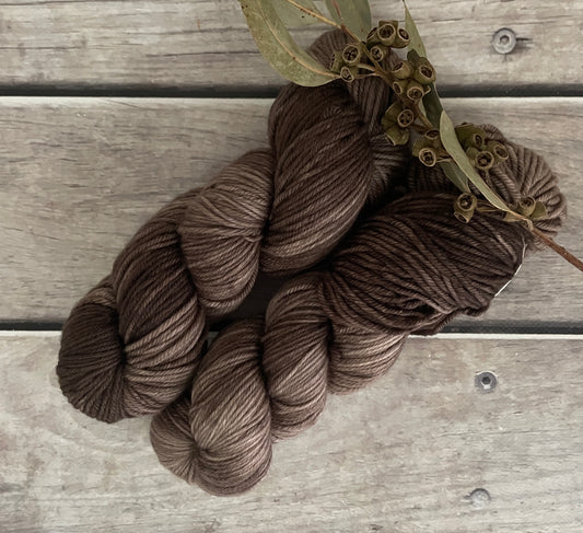 Granny's Cloak Moth #2 - Darjeeling DK sock yarn - 8 ply