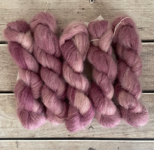 Tea Rose on ShuiYun - 2 ply lace in Mohair and silk