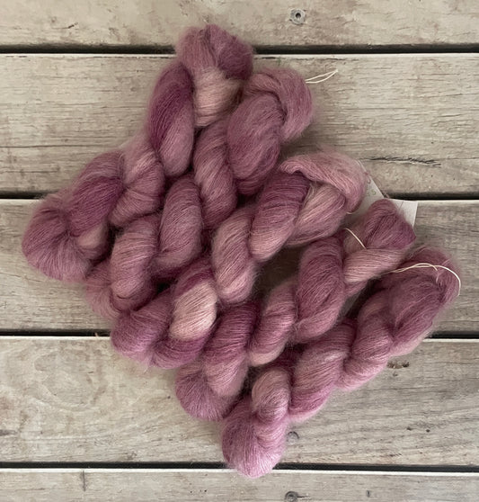 Tea Rose on ShuiYun - 2 ply lace in Mohair and silk