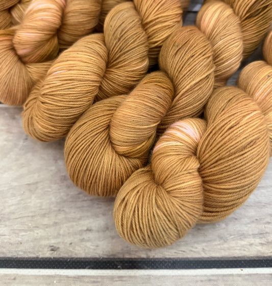Conch Shell - Darjeeling 4 ply sock yarn in merino and nylon