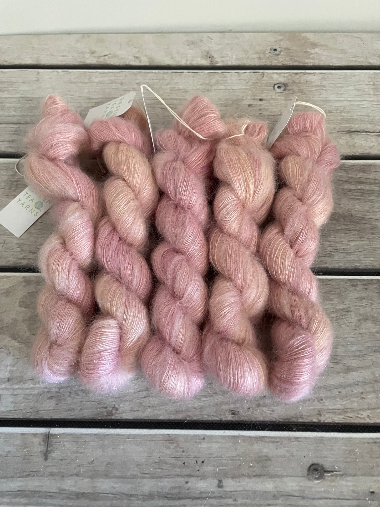 Rose Gold - 2 ply Silk / Mohair - Shui Yun