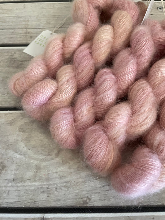 Rose Gold - 2 ply Silk / Mohair - Shui Yun