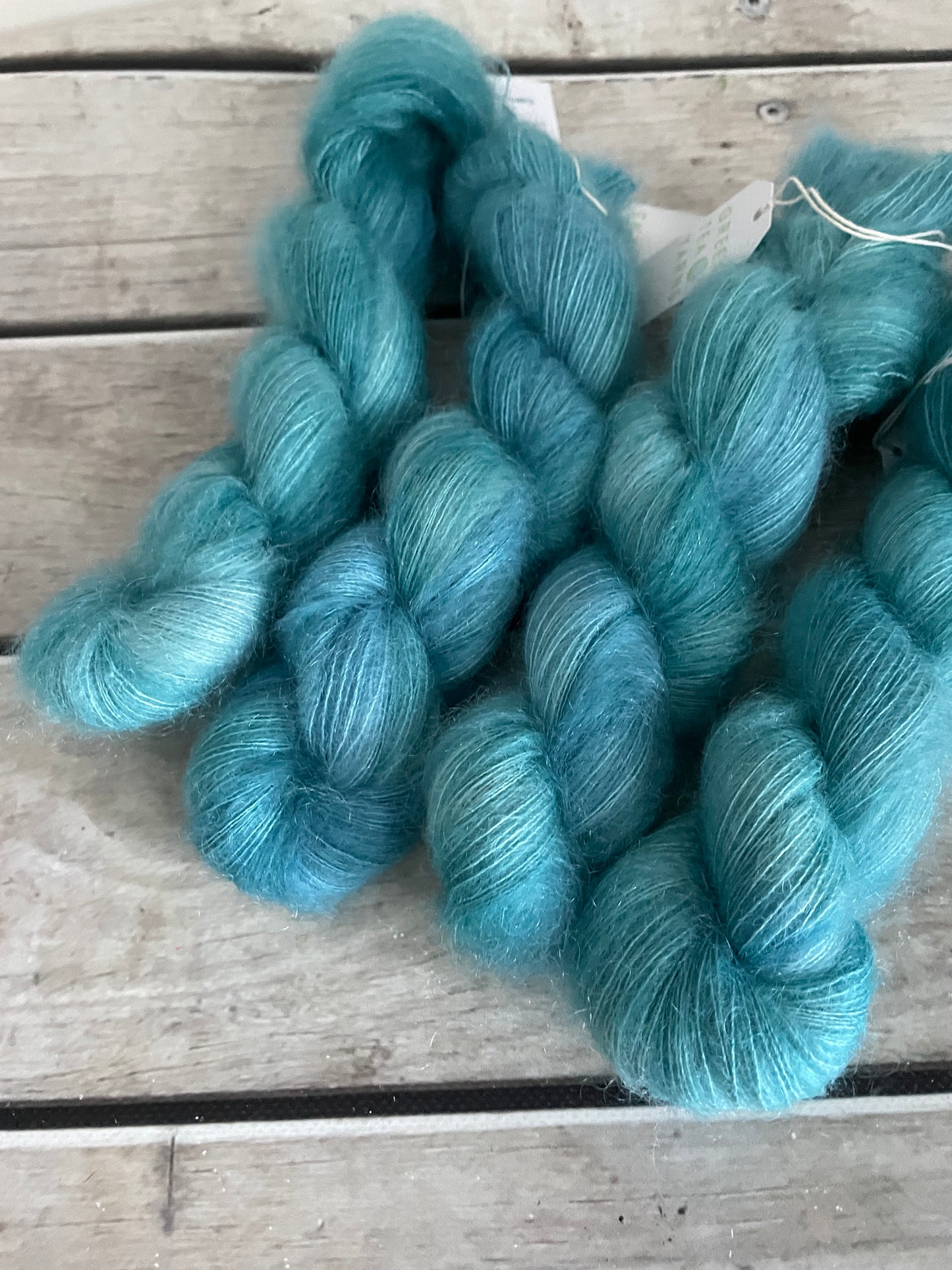 Calm Seas - on Shui Yun - Silk and Mohair - lace, 2 ply
