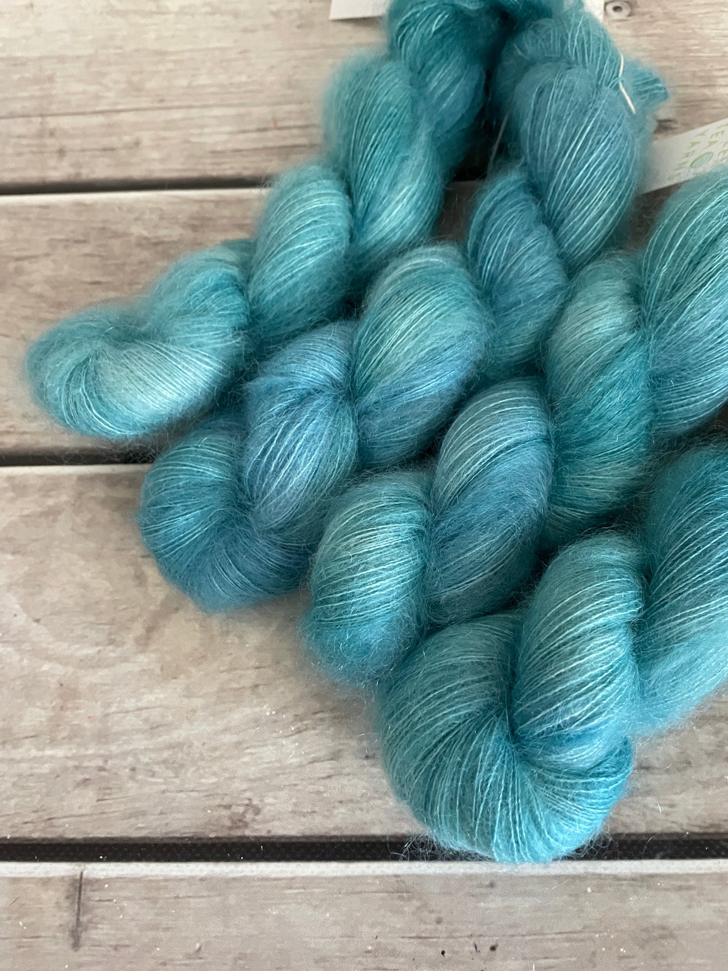 Calm Seas - on Shui Yun - Silk and Mohair - lace, 2 ply