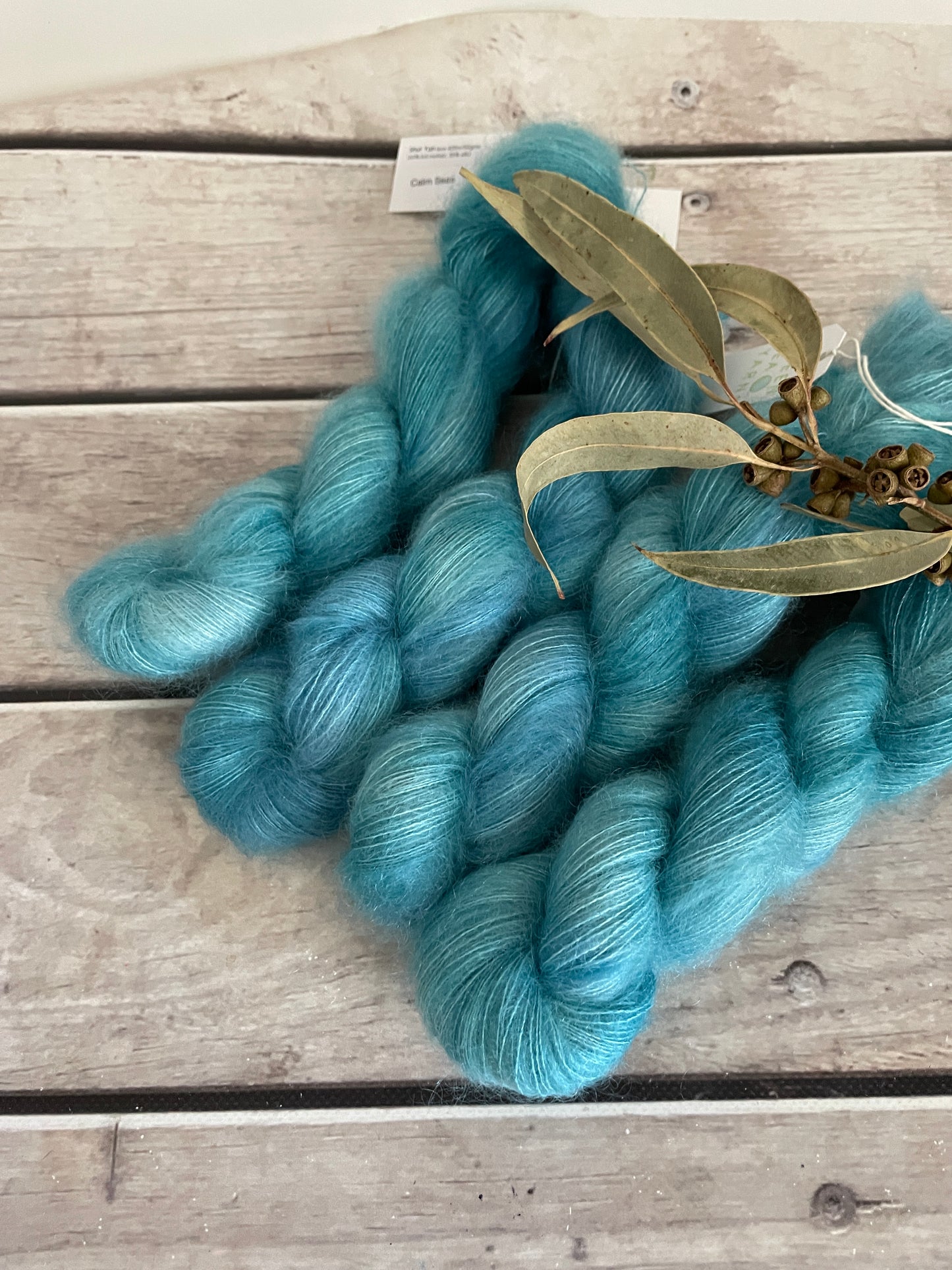 Calm Seas - on Shui Yun - Silk and Mohair - lace, 2 ply