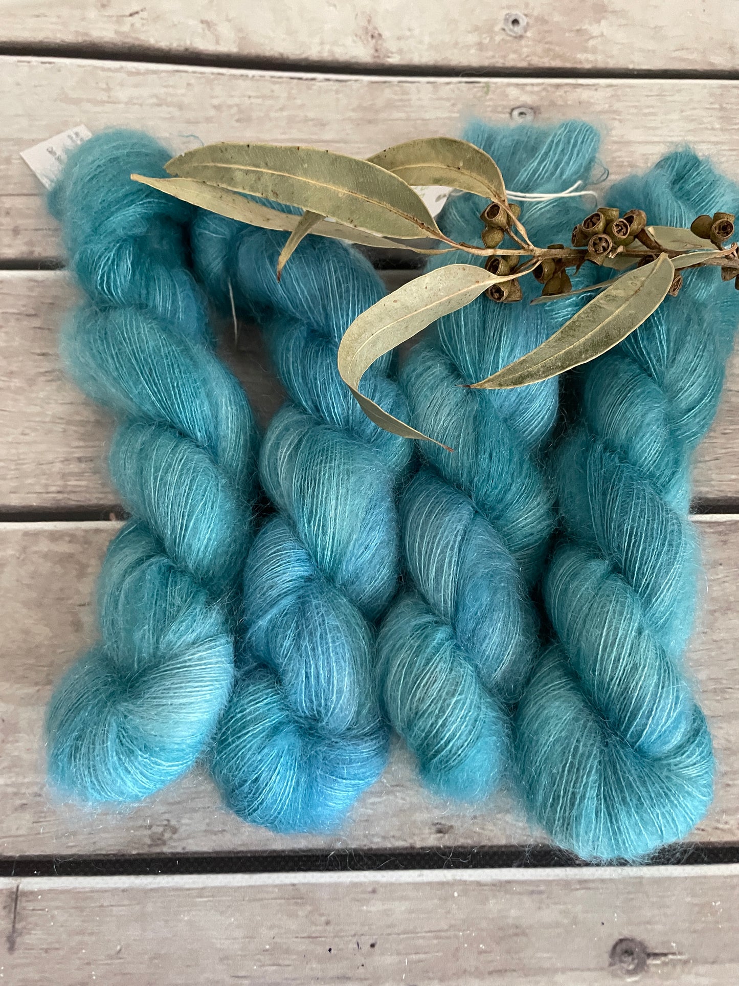 Calm Seas - on Shui Yun - Silk and Mohair - lace, 2 ply