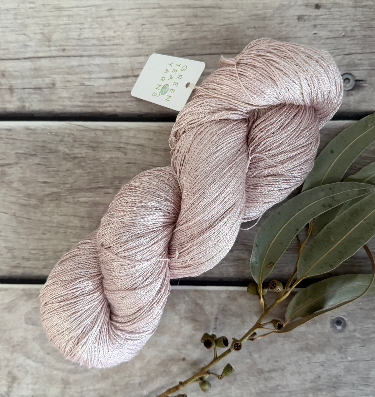 Almond Blossom - 3 Ply Mulberry Silk - Ginseng hl