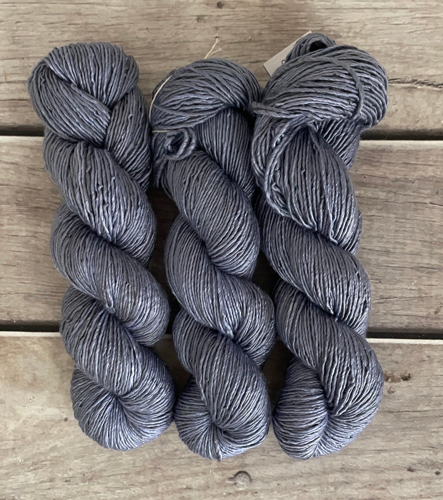 Organza Skirt - 8 ply silk/merino singles - Osmanthus 8