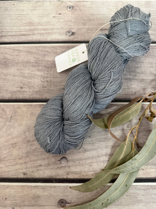 Slate Path ooak - Tussah silk - 2 ply - Chai
