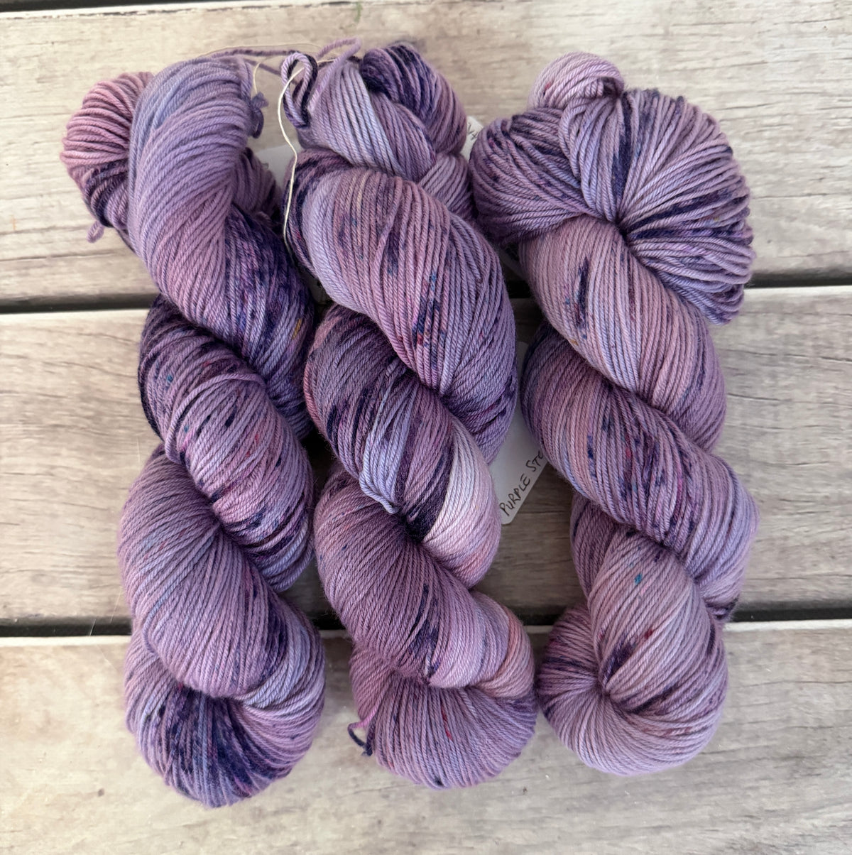 Purple Storm ooak - 4 ply merino/ nylon sock yarn- Darjeeling
