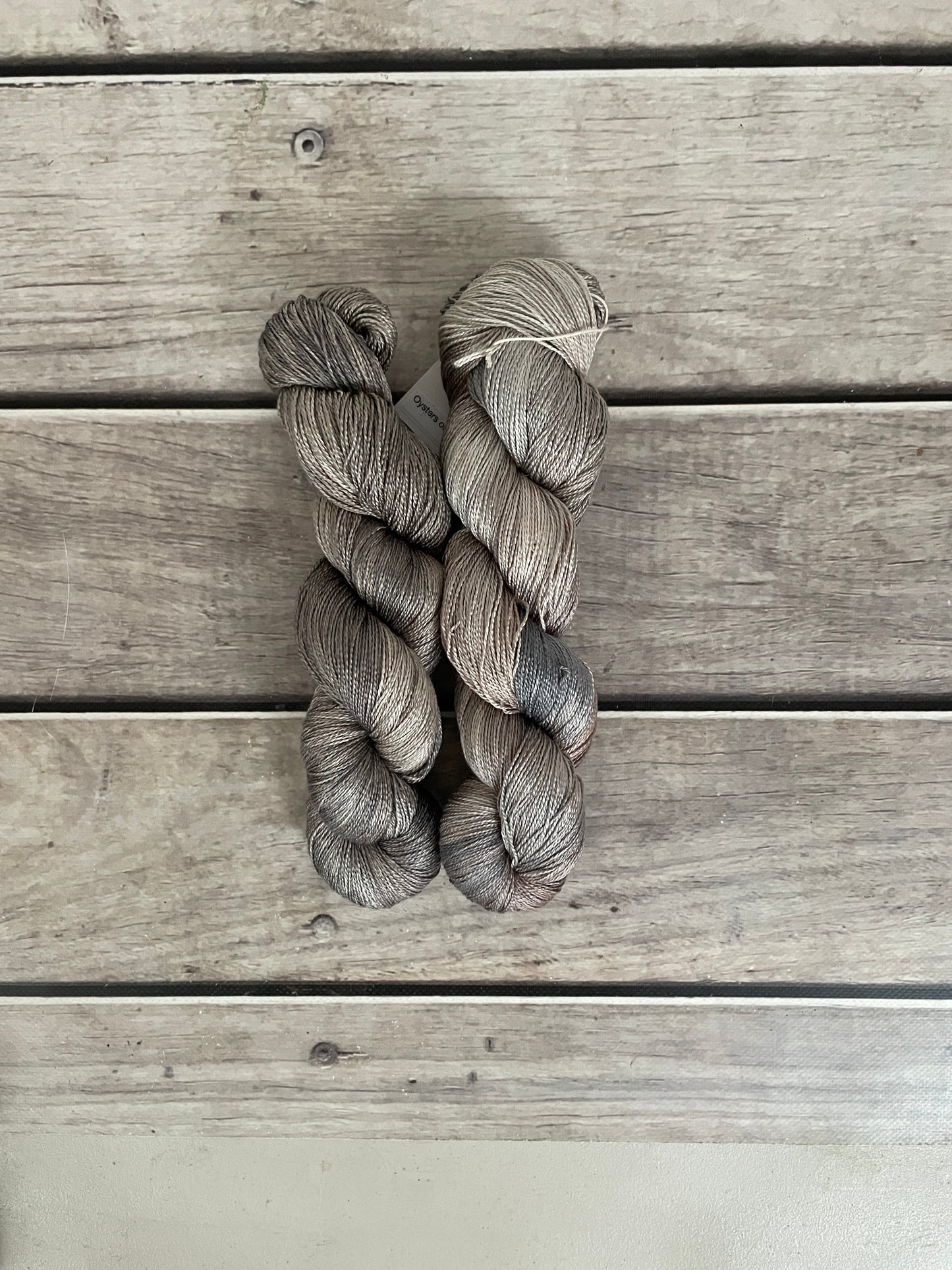 Oysters on the Bay - 3 Ply Mulberry Silk - Ginseng hl