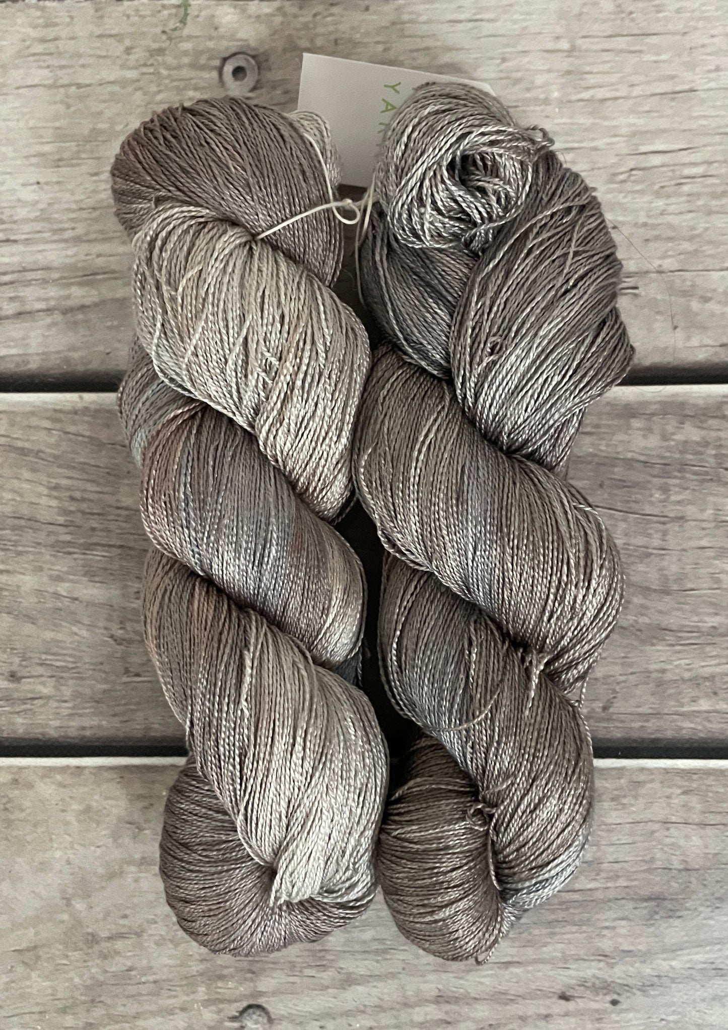 Oysters on the Bay - 3 Ply Mulberry Silk - Ginseng hl