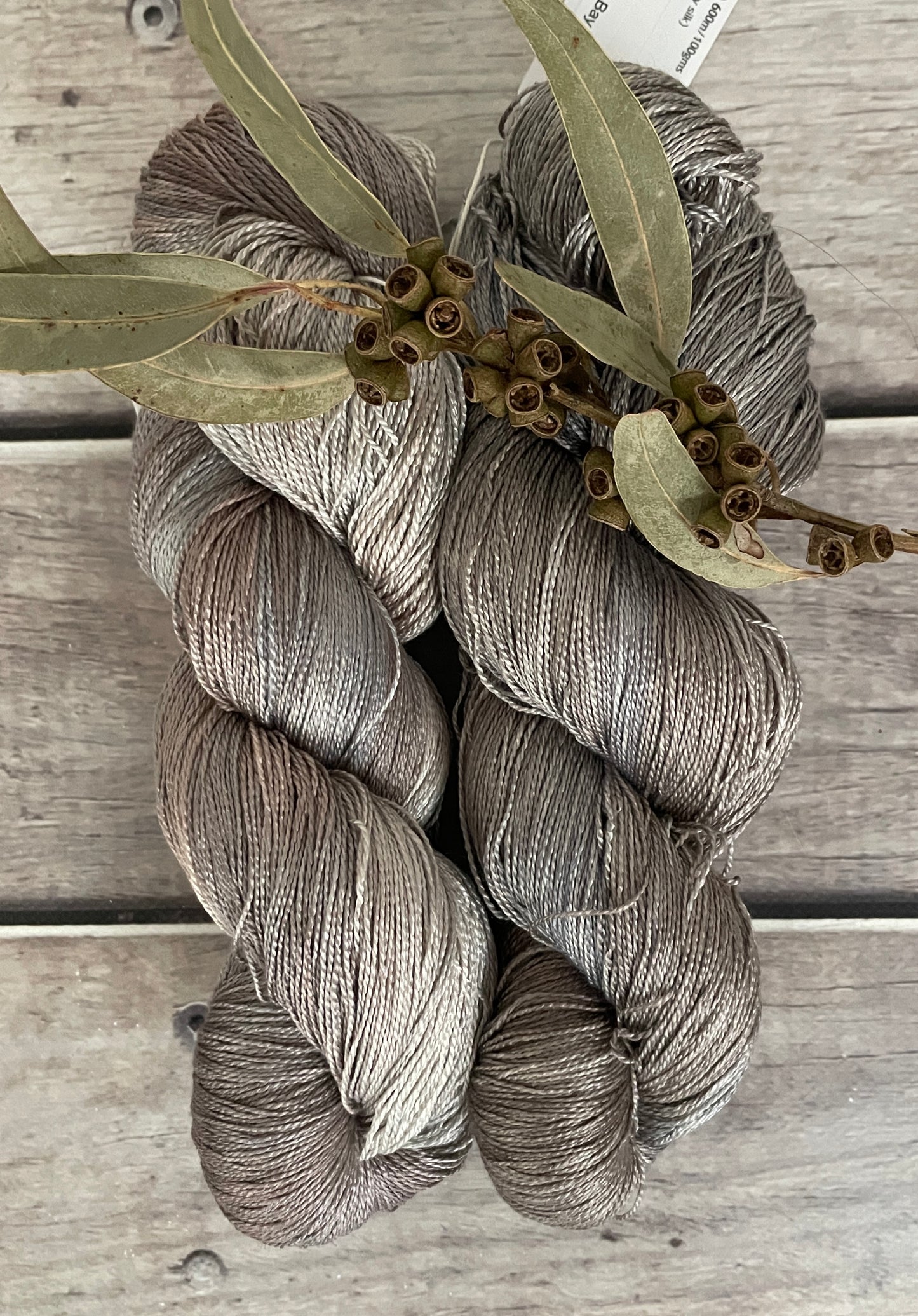 Oysters on the Bay - 3 Ply Mulberry Silk - Ginseng hl