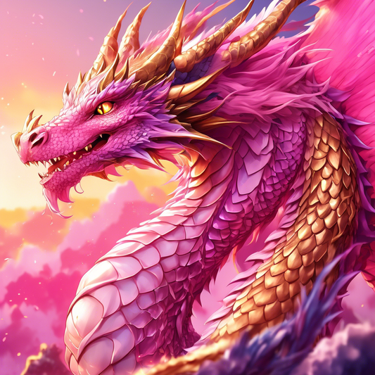 The Pink Dragon matching skein - Mid Year kit