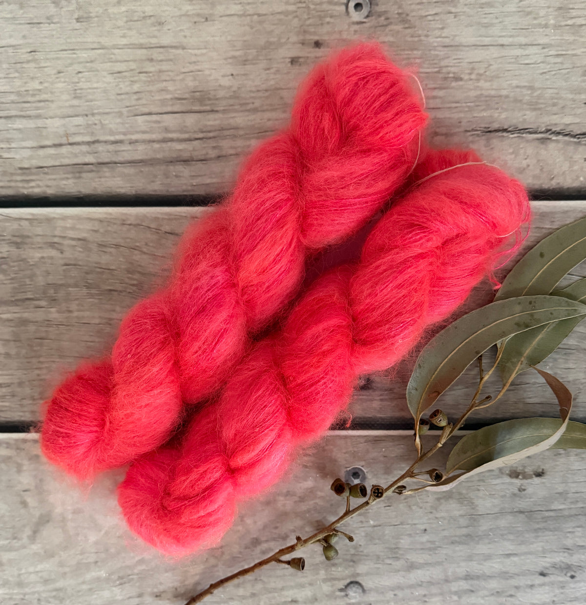 Candy Crush - mohair/silk/sequins - Gyrokuro 3ply
