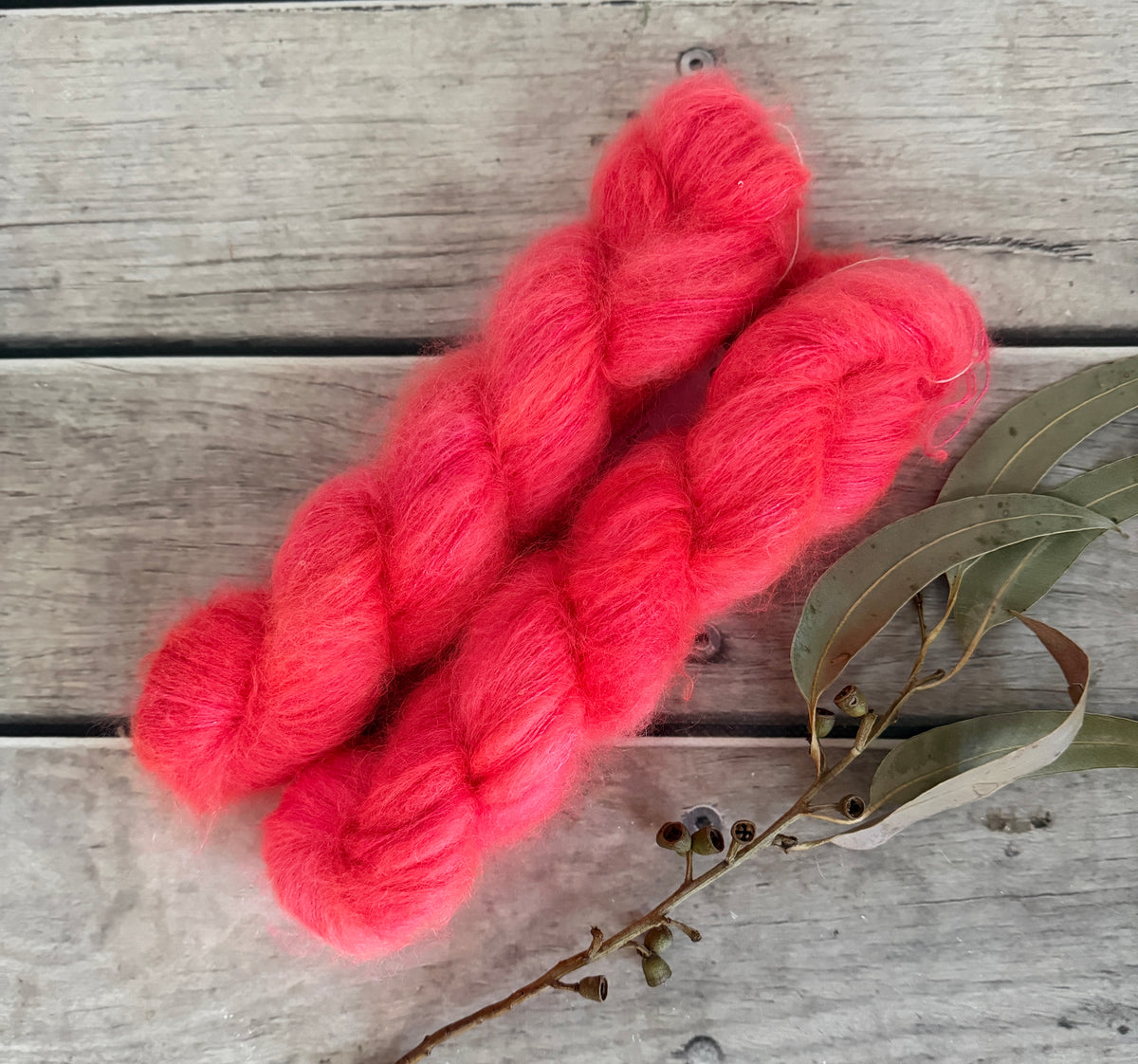 Candy Crush - mohair/silk/sequins - Gyrokuro 3ply