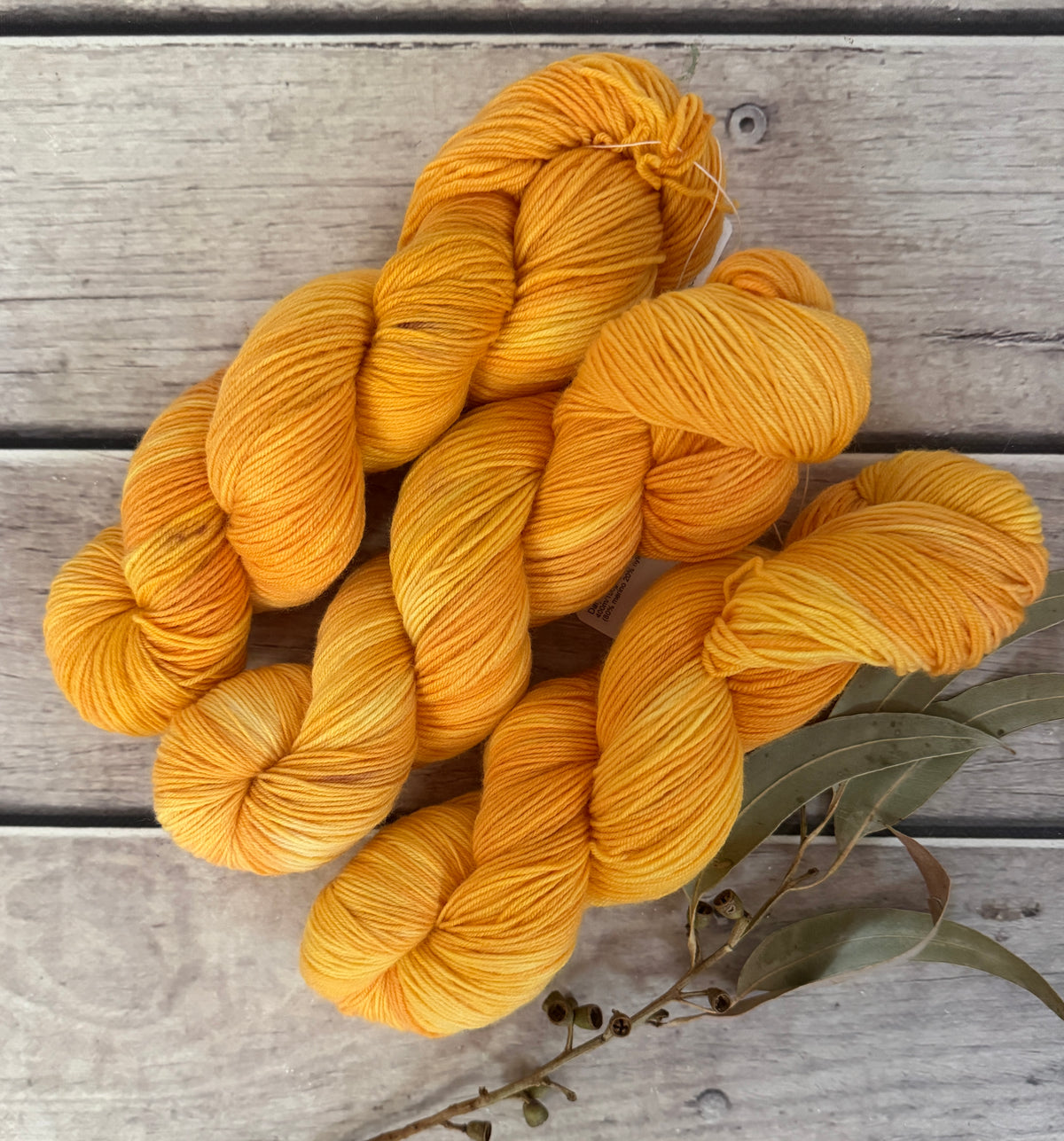Mango Melt ooak - Darjeeling sock yarn - 4 ply