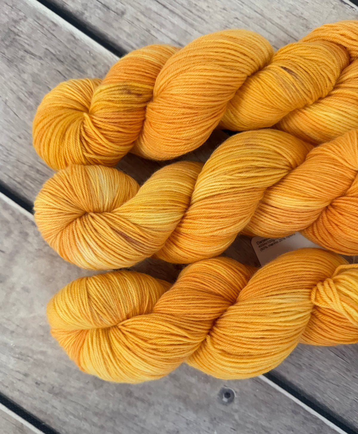Mango Melt ooak - Darjeeling sock yarn - 4 ply