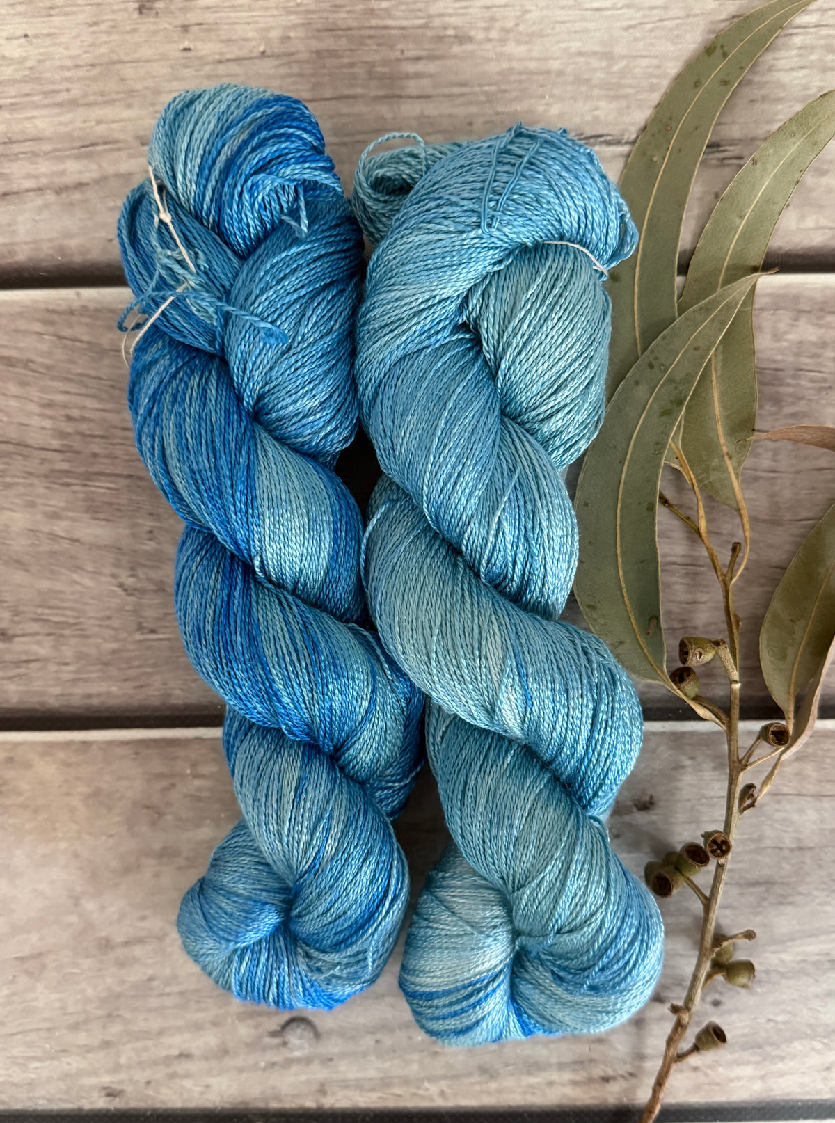 Calm Seas - 3 ply pure silk yarn - Ginseng hl
