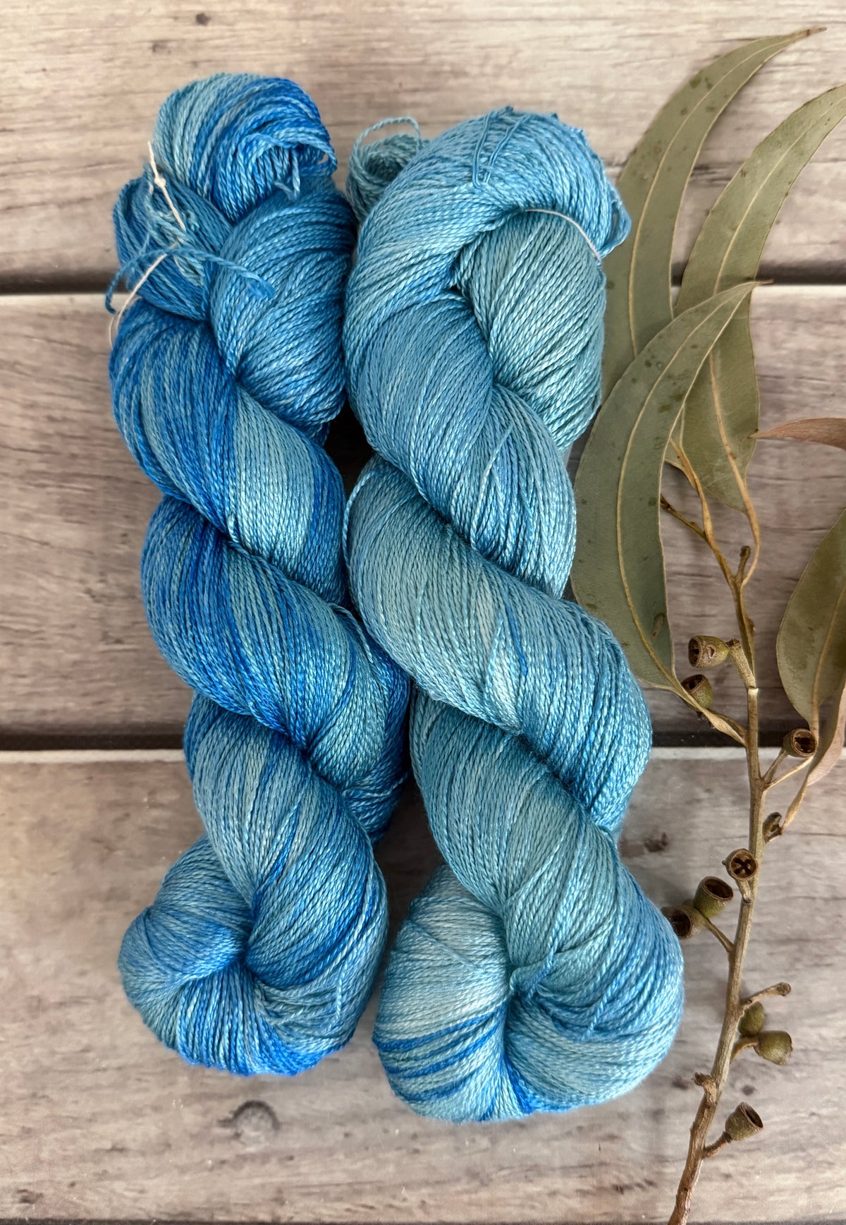 Calm Seas - 3 ply pure silk yarn - Ginseng hl