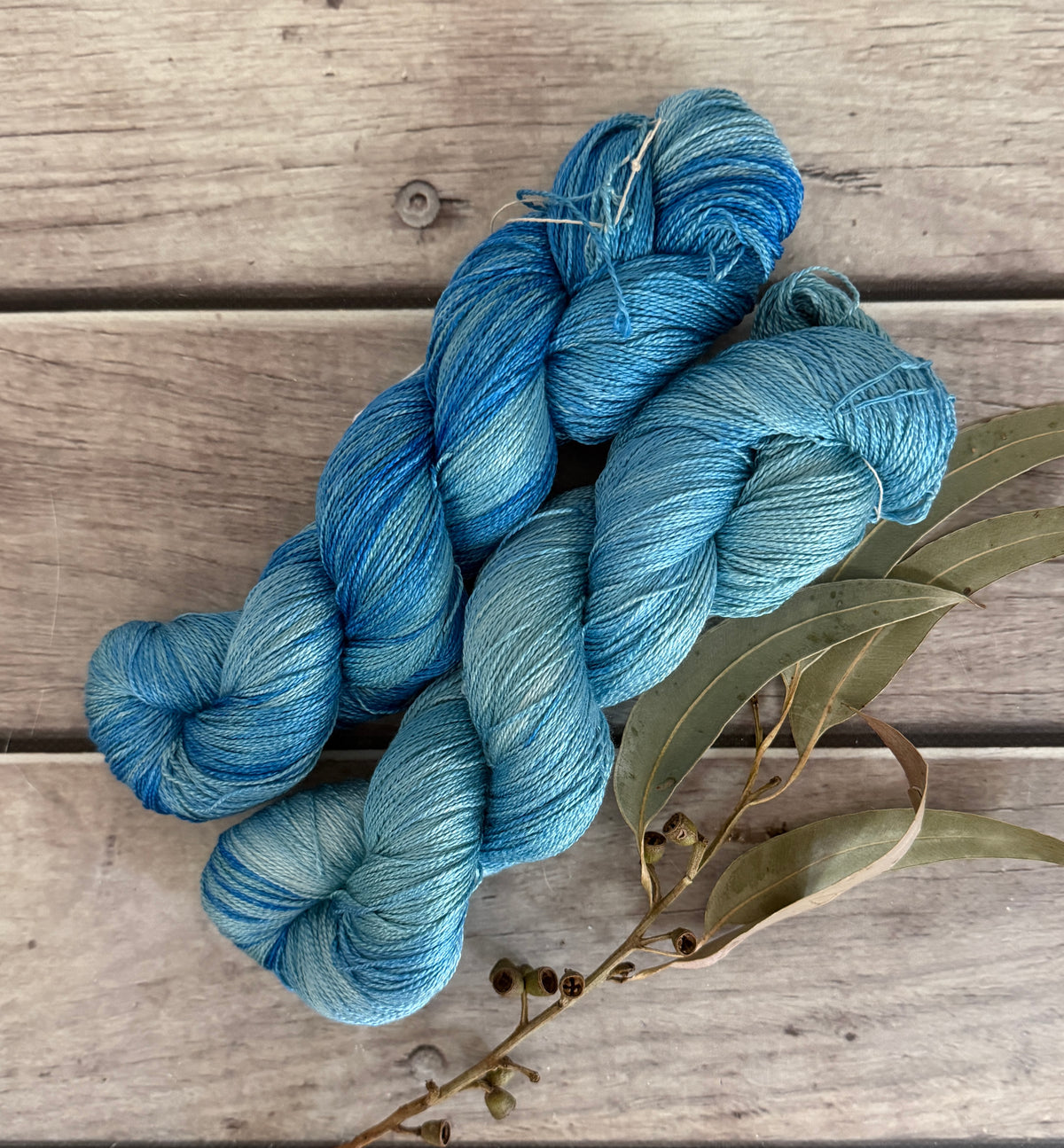 Calm Seas - 3 ply pure silk yarn - Ginseng hl