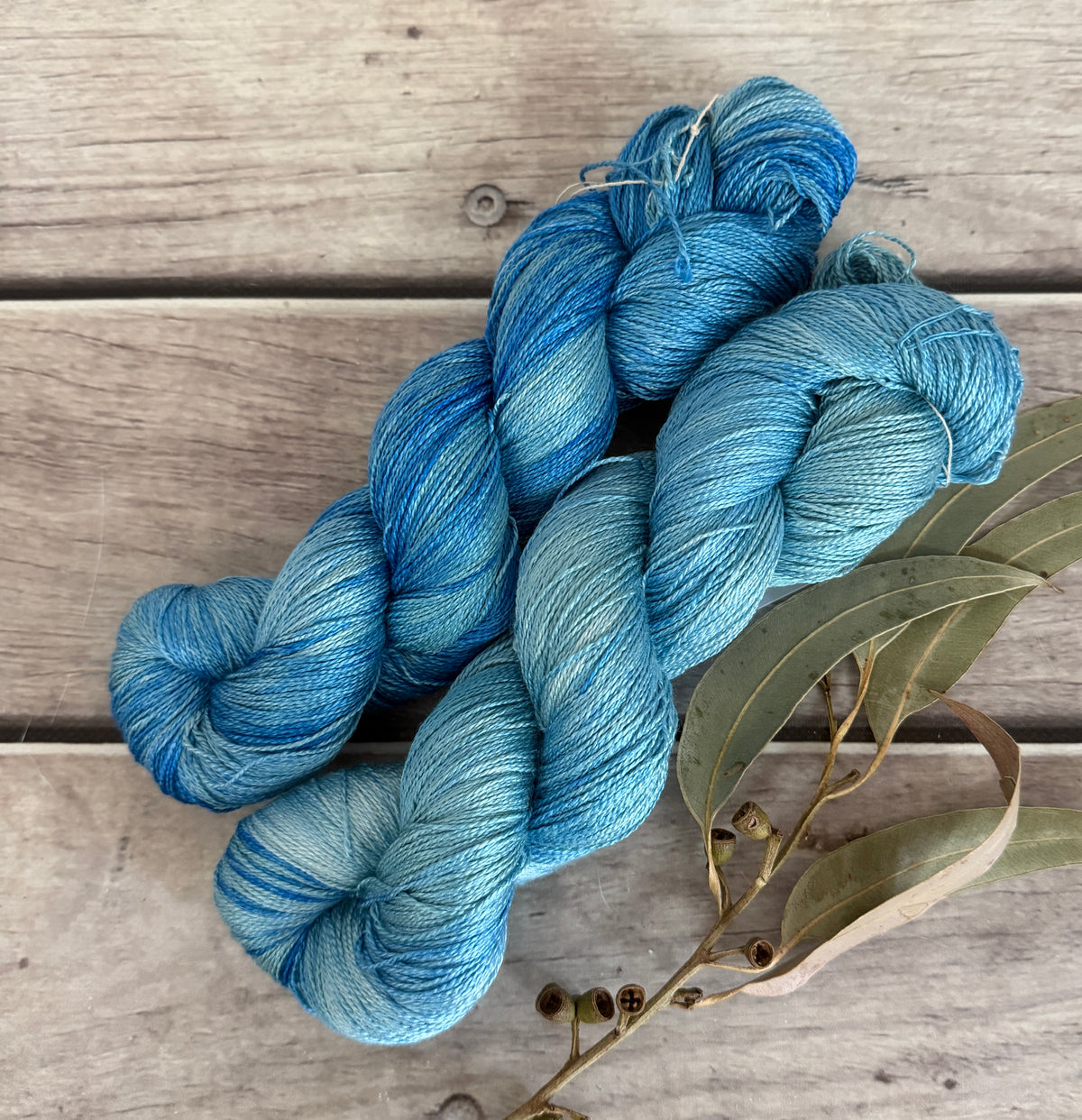 Calm Seas - 3 ply pure silk yarn - Ginseng hl