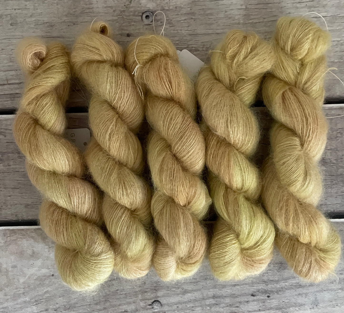 Wheaten - on Shui Yun Silk and Mohair - lace weight, 2 ply