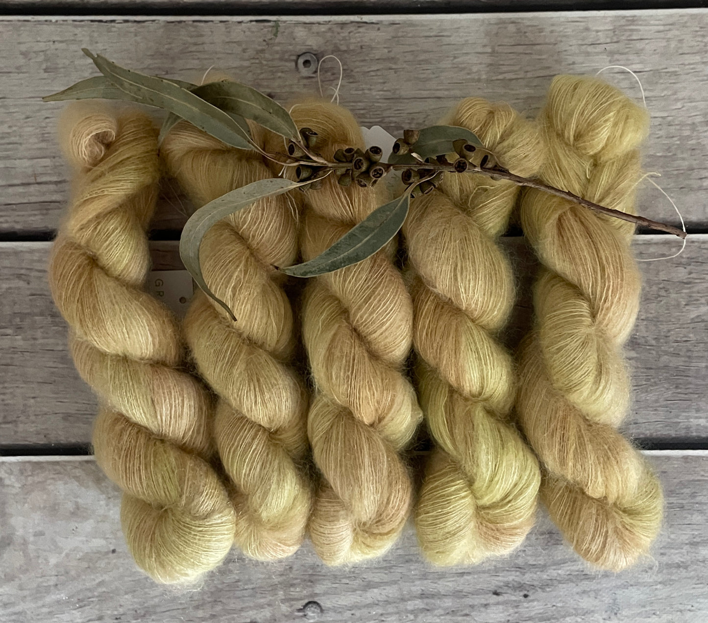 Wheaten - on Shui Yun Silk and Mohair - lace weight, 2 ply