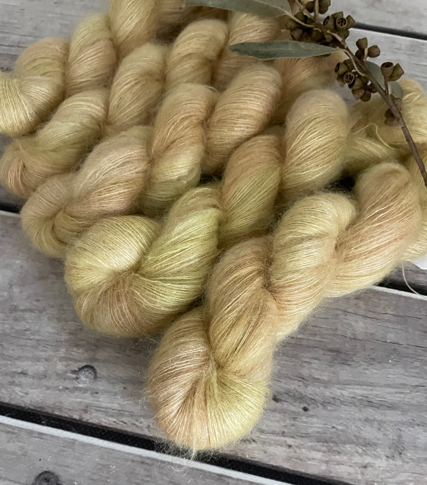 Wheaten - on Shui Yun Silk and Mohair - lace weight, 2 ply