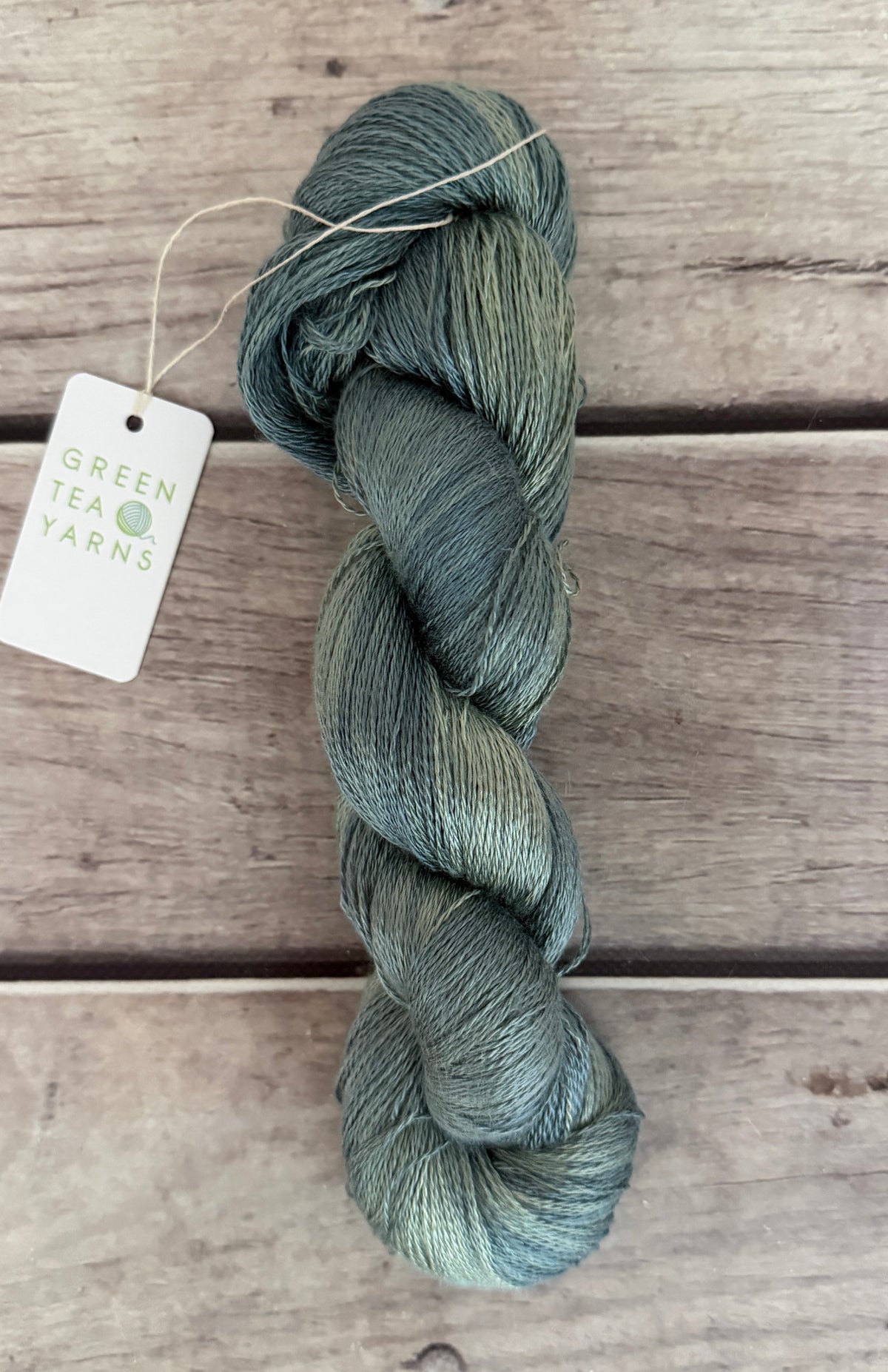 Wet Slate - 2 ply in Mulberry silk - Pekoe (l)