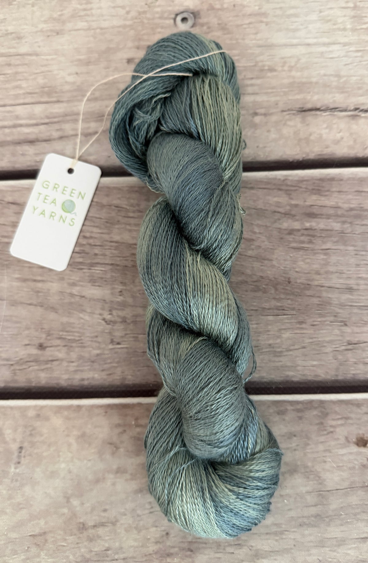 Wet Slate - 2 ply in Mulberry silk - Pekoe (l)