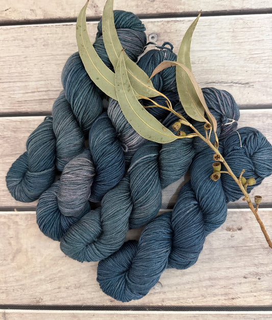 Twilight - silk/merino - Jasmine 8ply yarn - DK