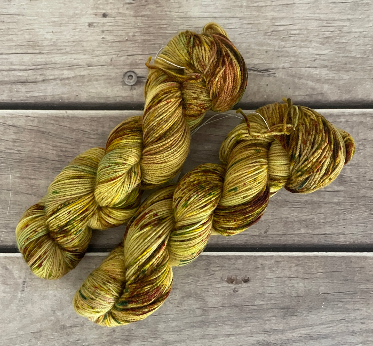 Mixed Spices ooak - sock yarn in merino and nylon - Darjeeling