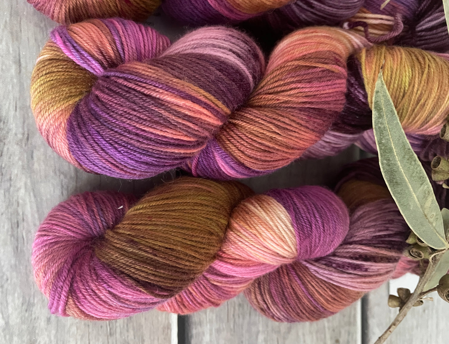Hurdy Gurdy ooak - sock yarn in merino and nylon - Darjeeling